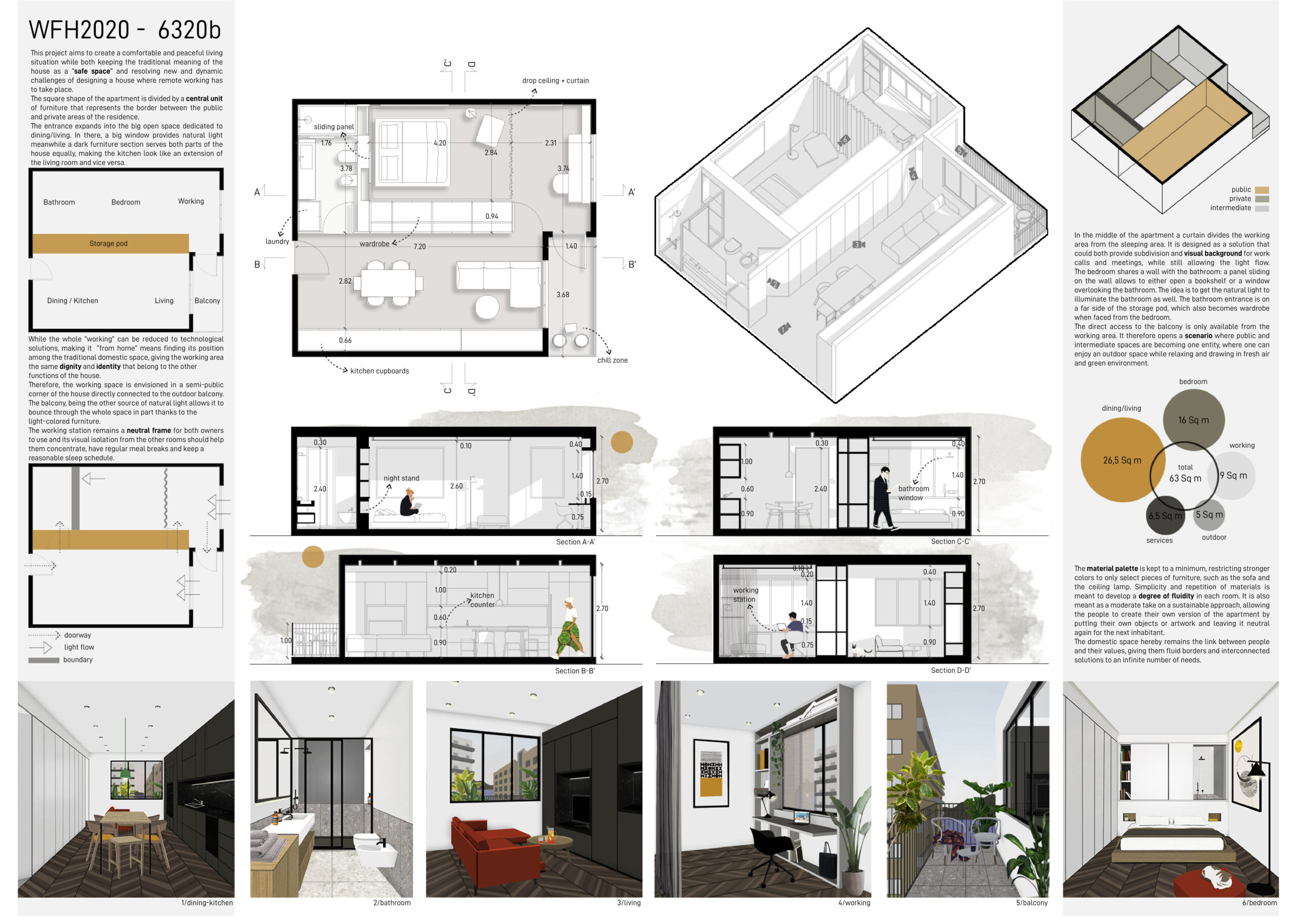 WFH / studio apartment | Archistart